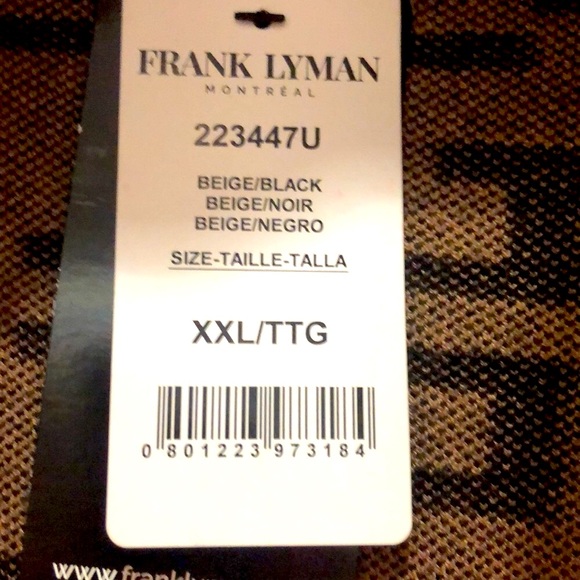 FRANK LYMAN KNIT LONG SWEATER/ JACKET - Picture 7 of 8
